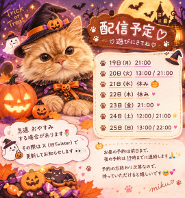 〜配信予定〜