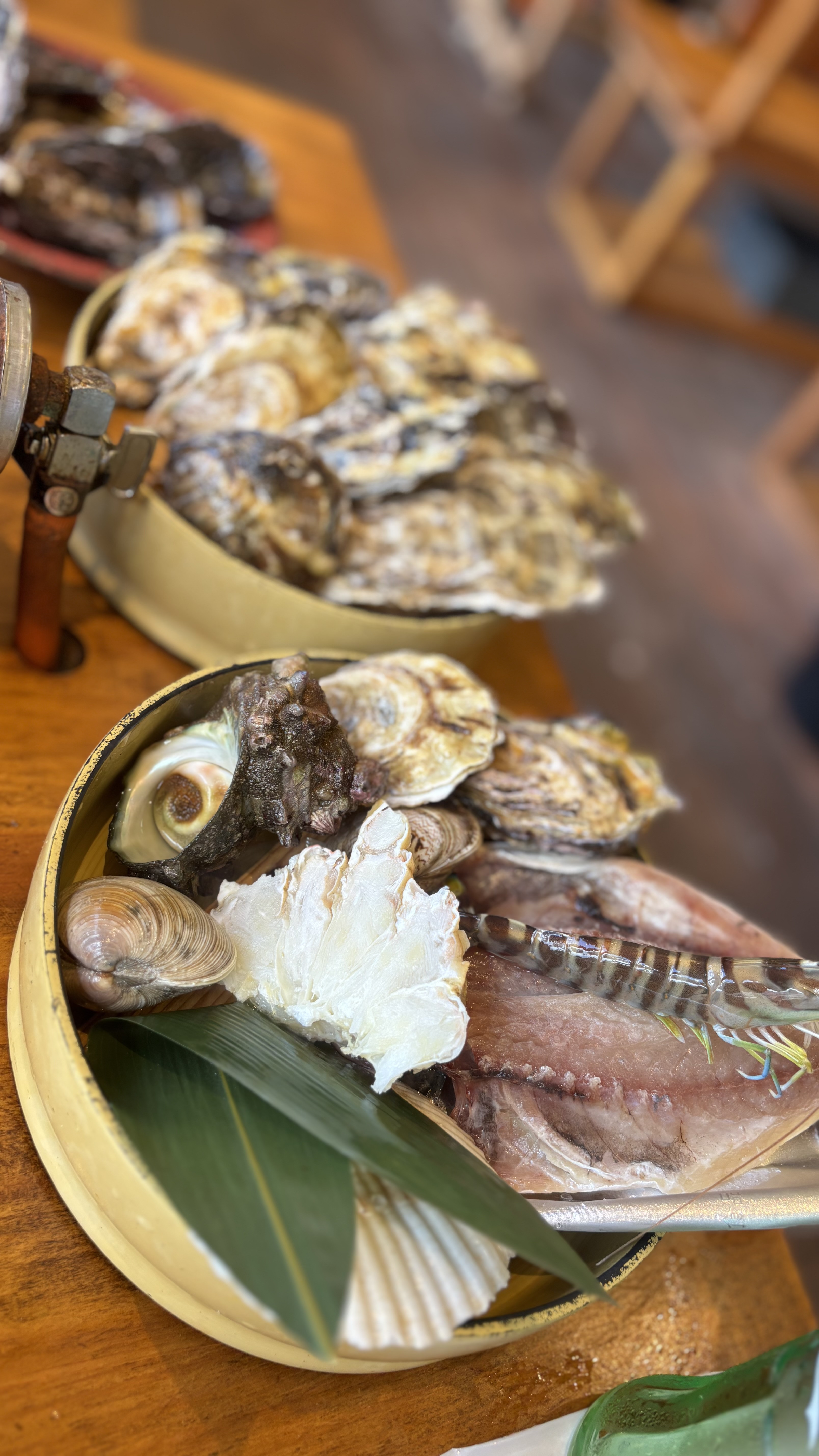 牡蠣を食べに行ったよ?