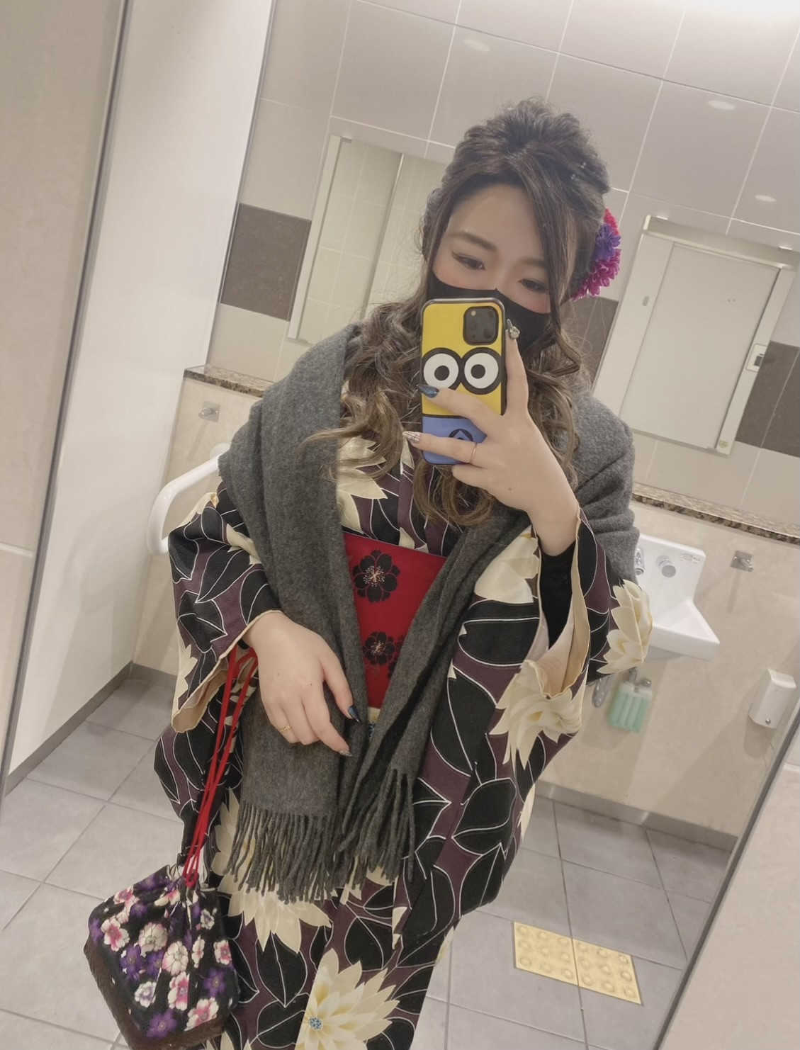 即決した浴衣(*´`)