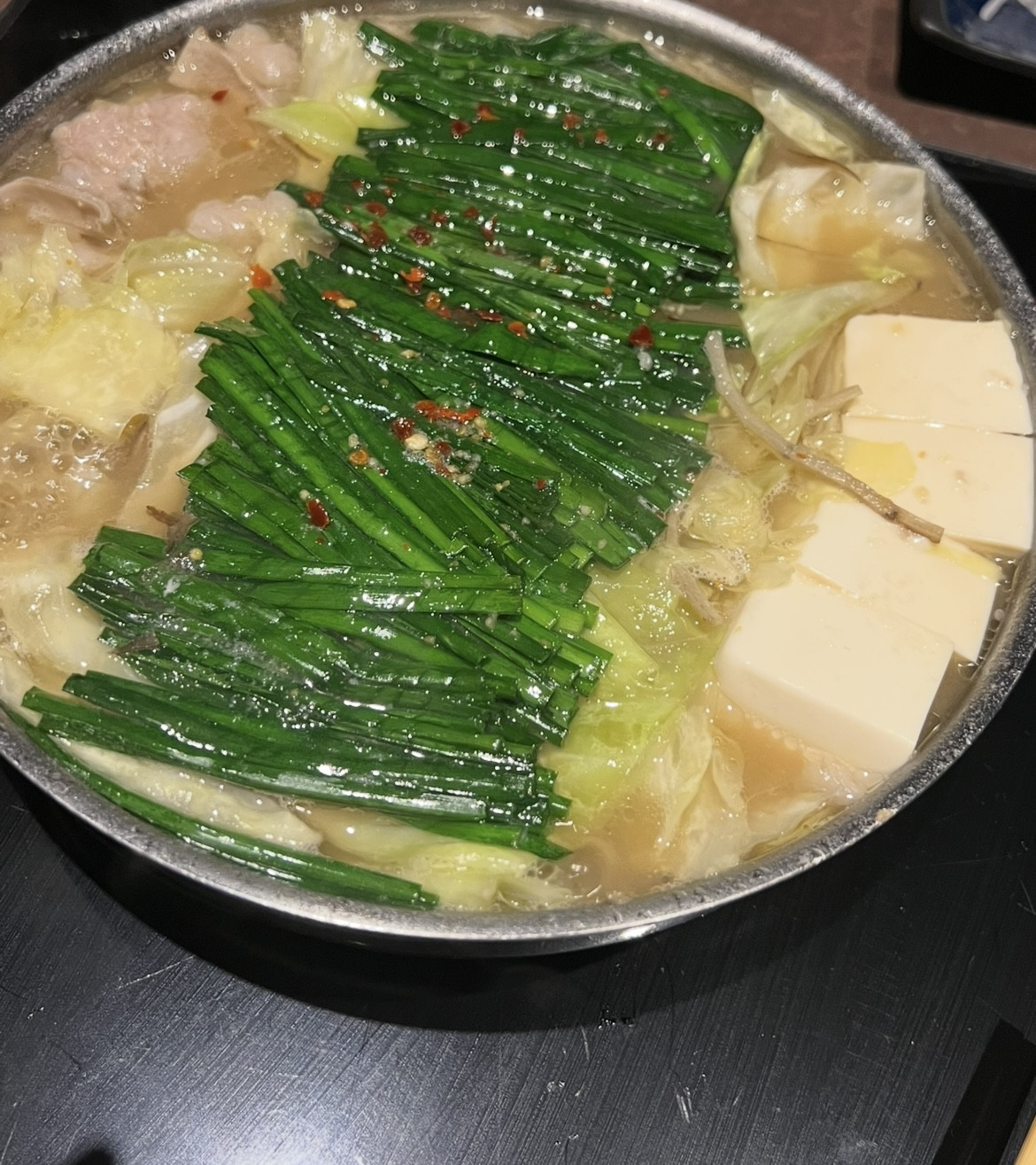 もつ鍋おいしかった(・ω・)