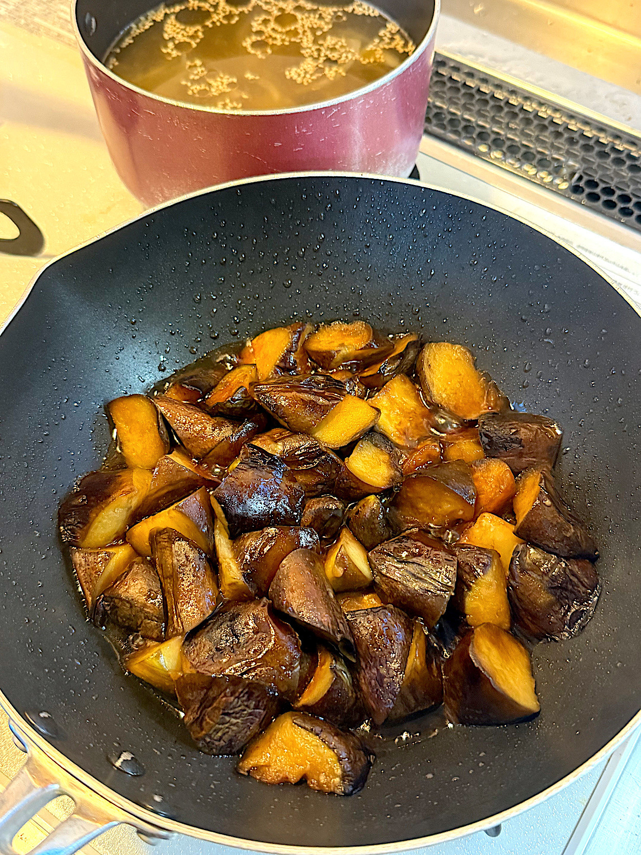 やっと茄子\( 'ω')/