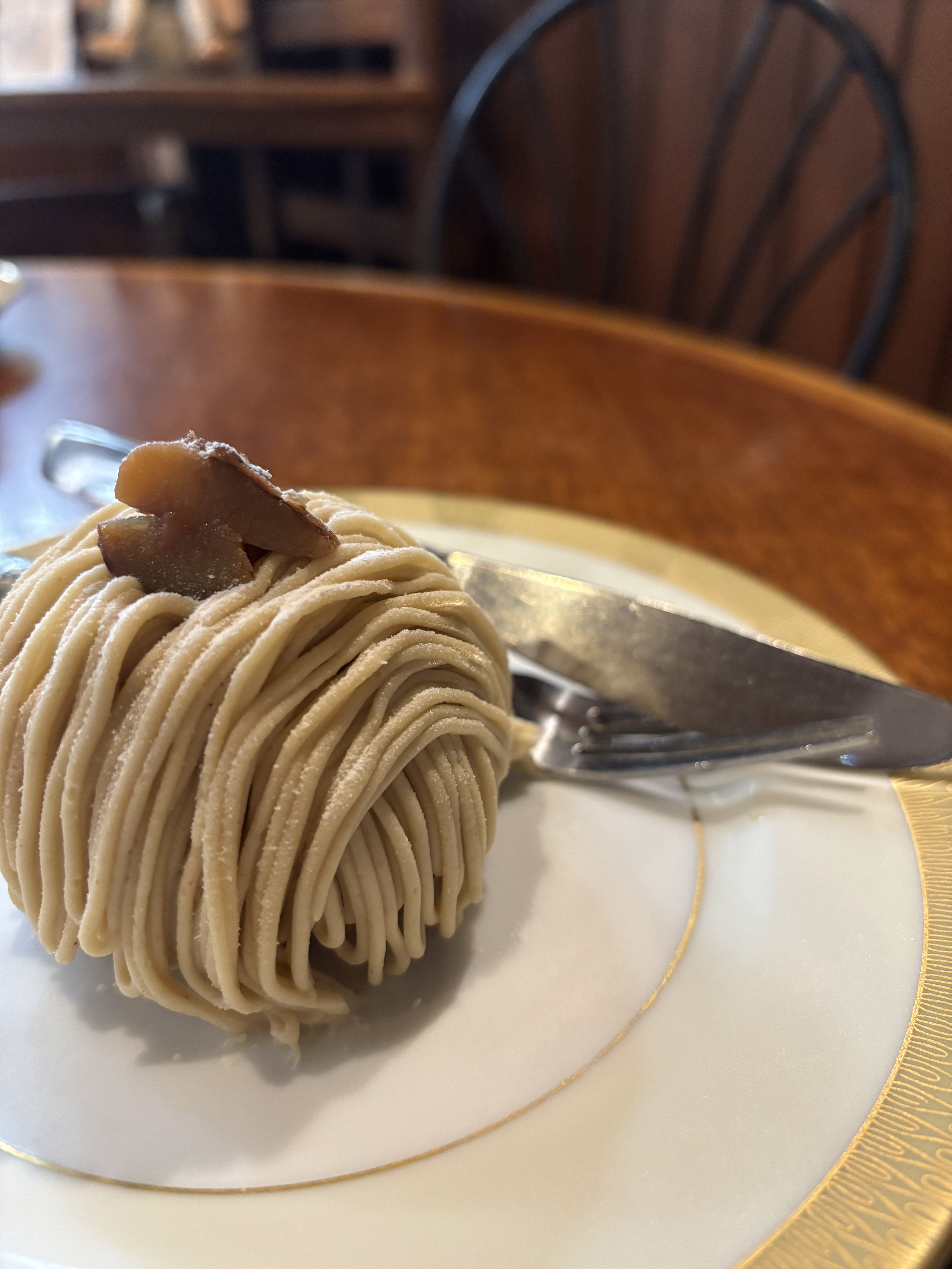 旬のモンブラン食べてきました