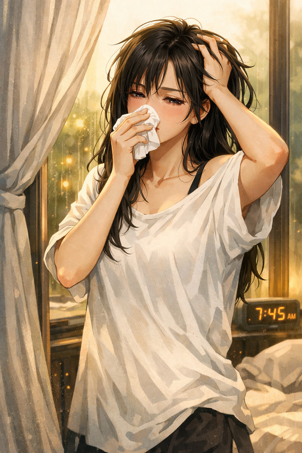 ちょこっと 寝不足な朝