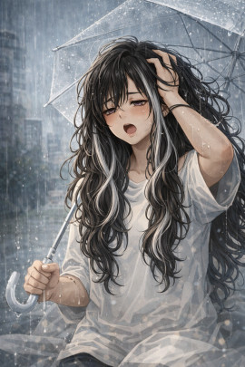 雨のお昼