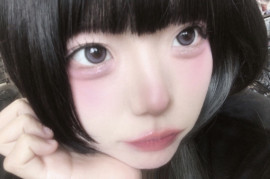 お顔ドーン！笑