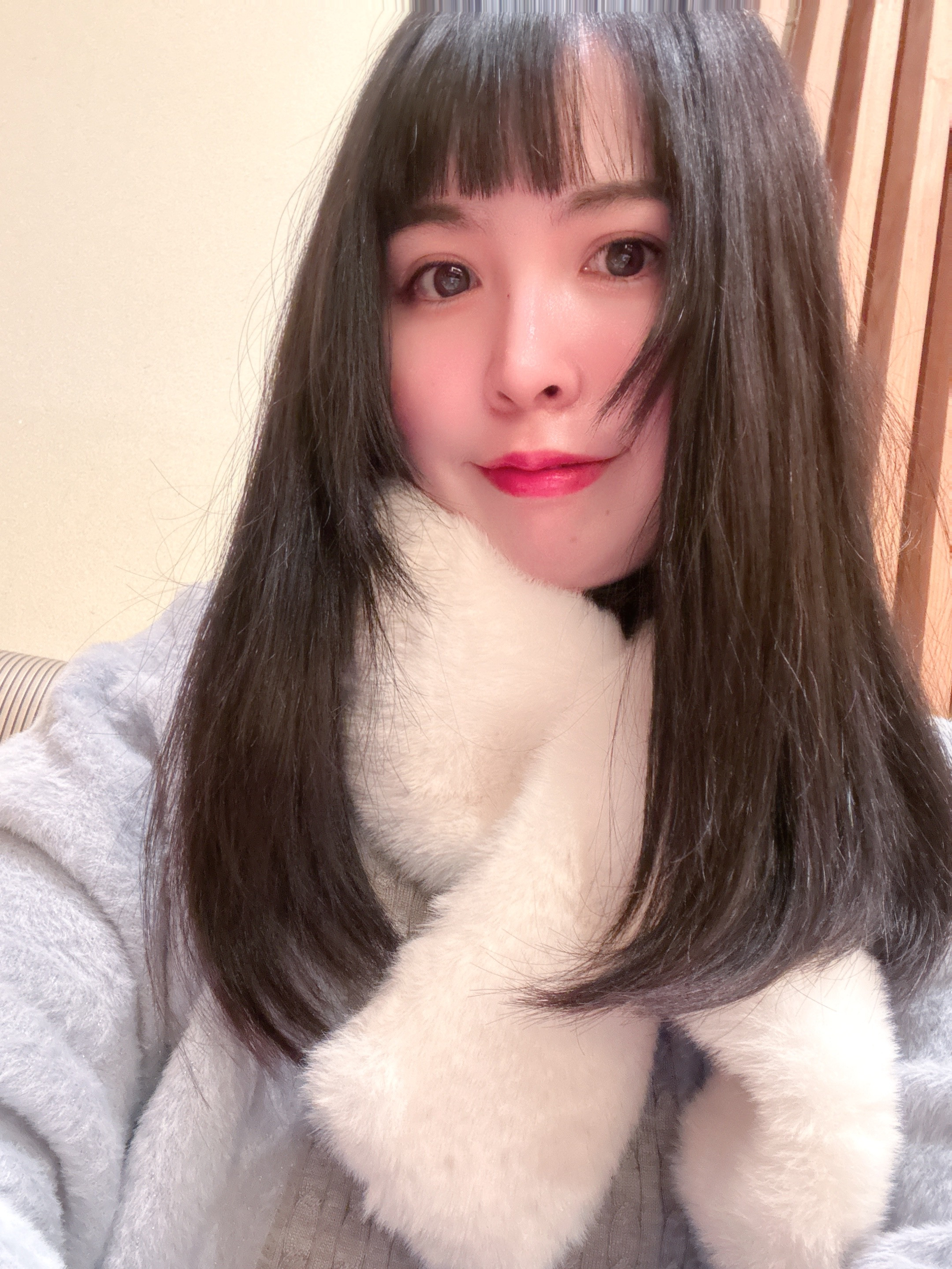 前髪パッツン！