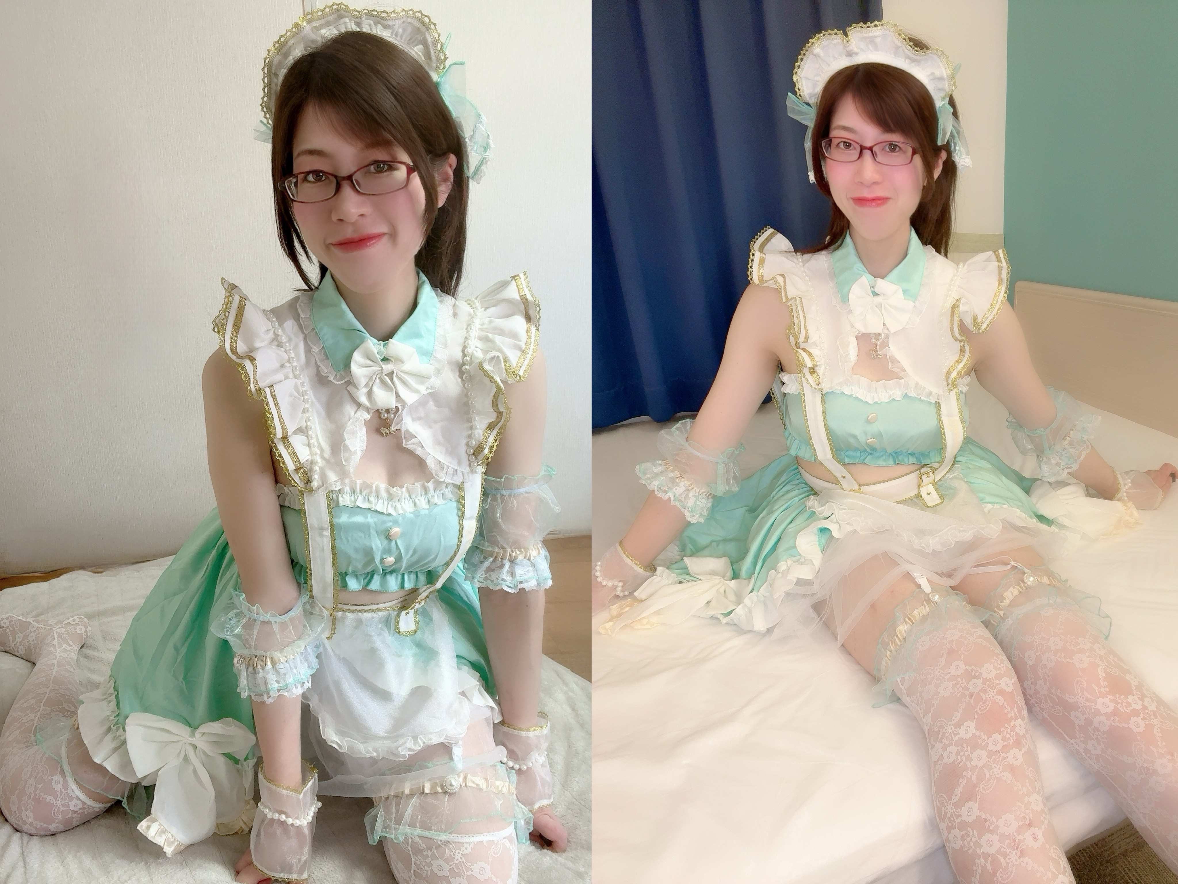 メイドさん、全身よ〜く見てくださいね