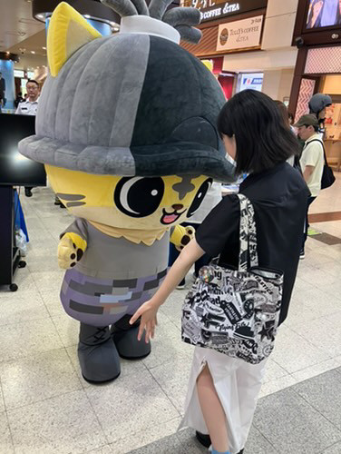 ゆるキャラ？と戯れ