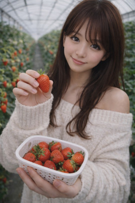 いちご狩りしたいなぁ♪