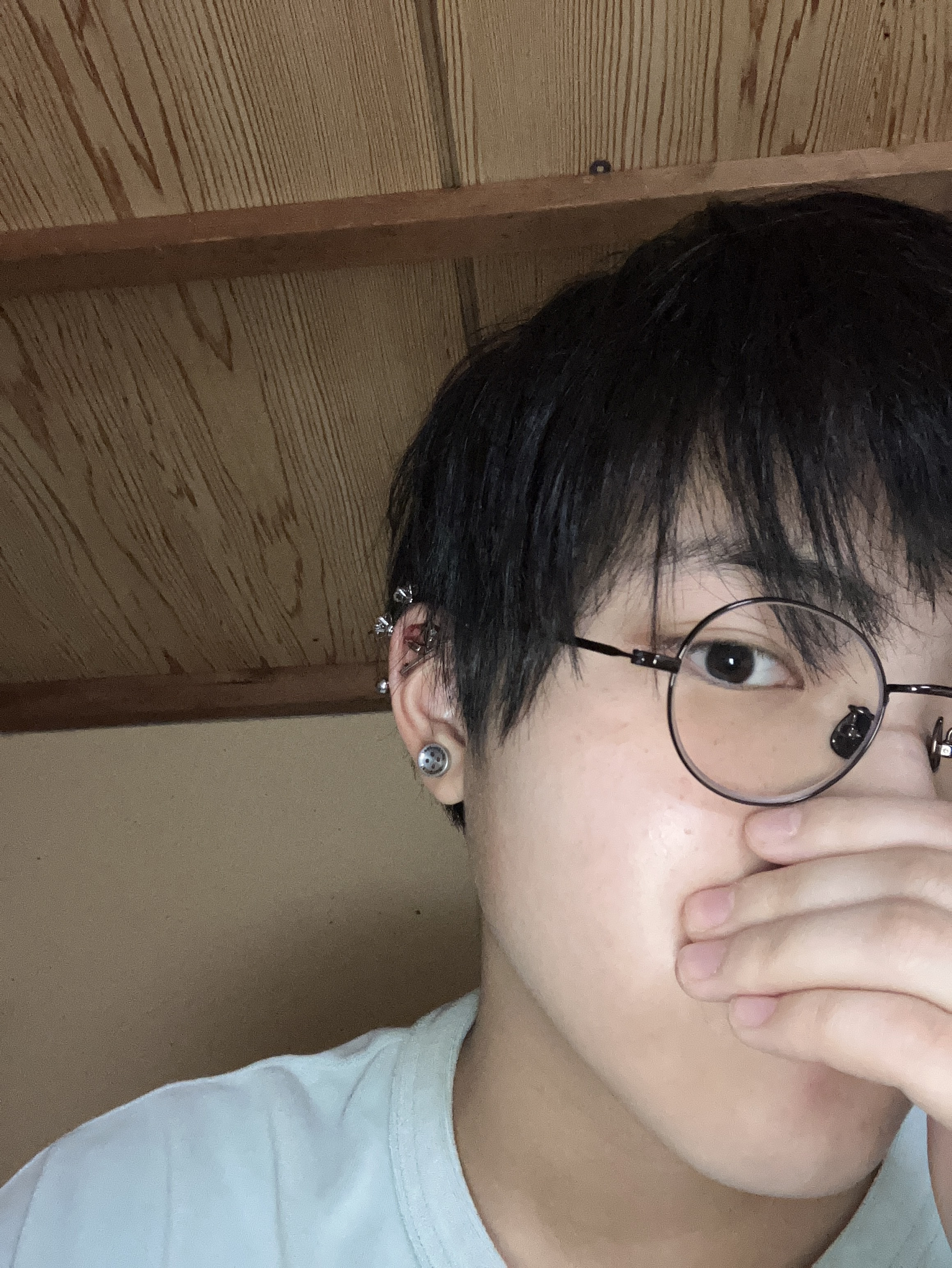 ピアスを開けました