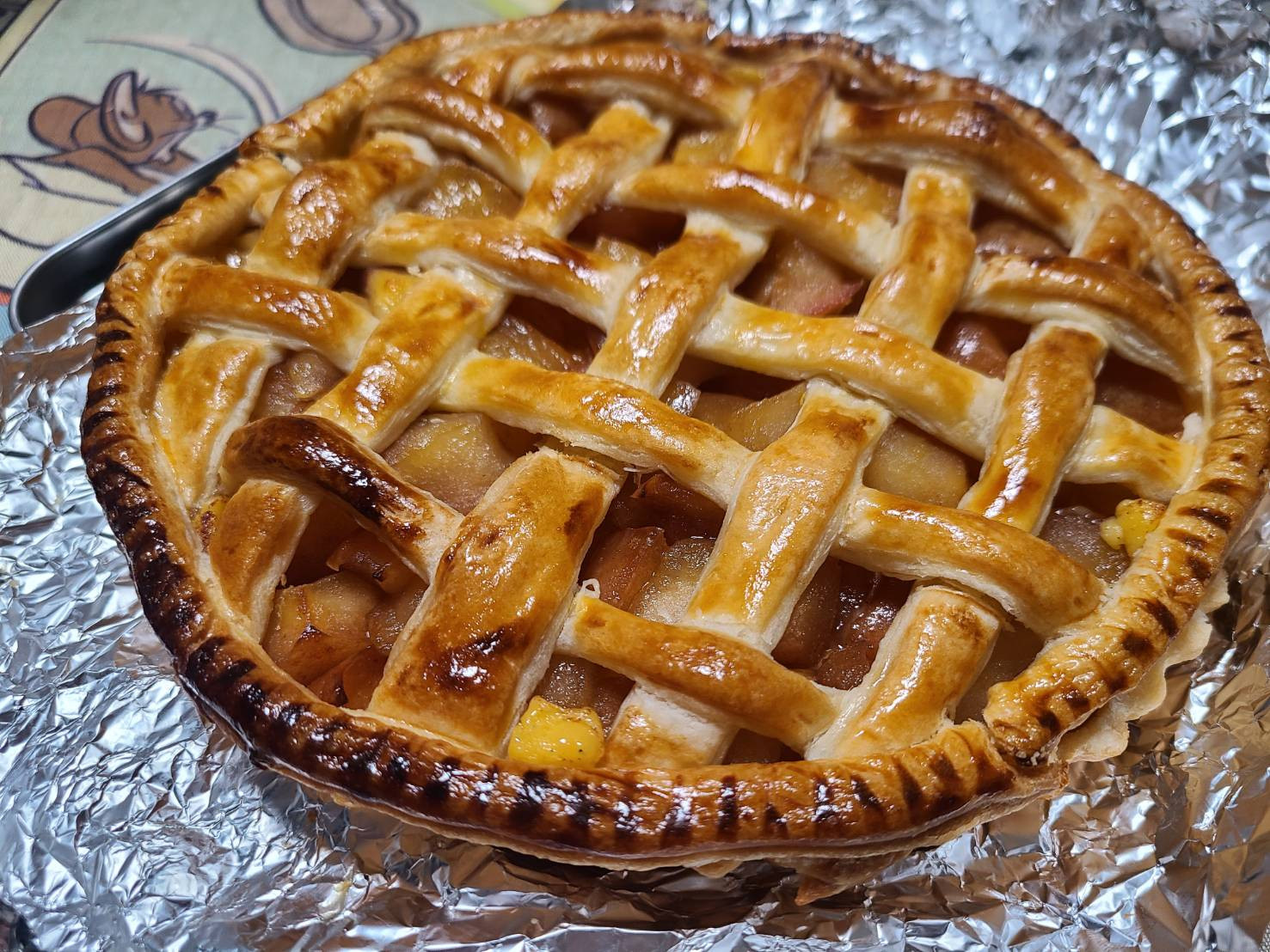 今日はアップルパイを作ったよー