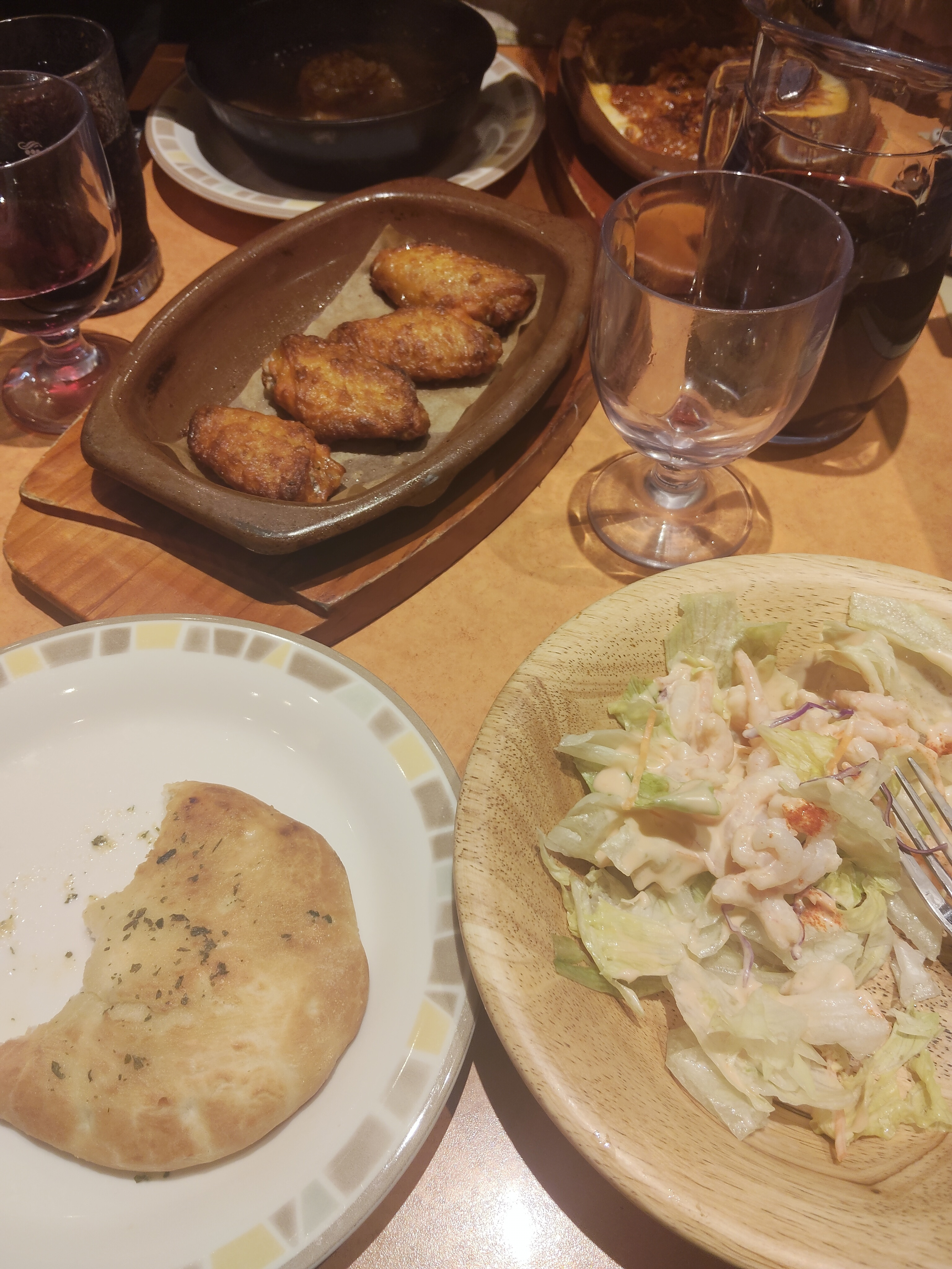 夜遅くに、ちらっ！