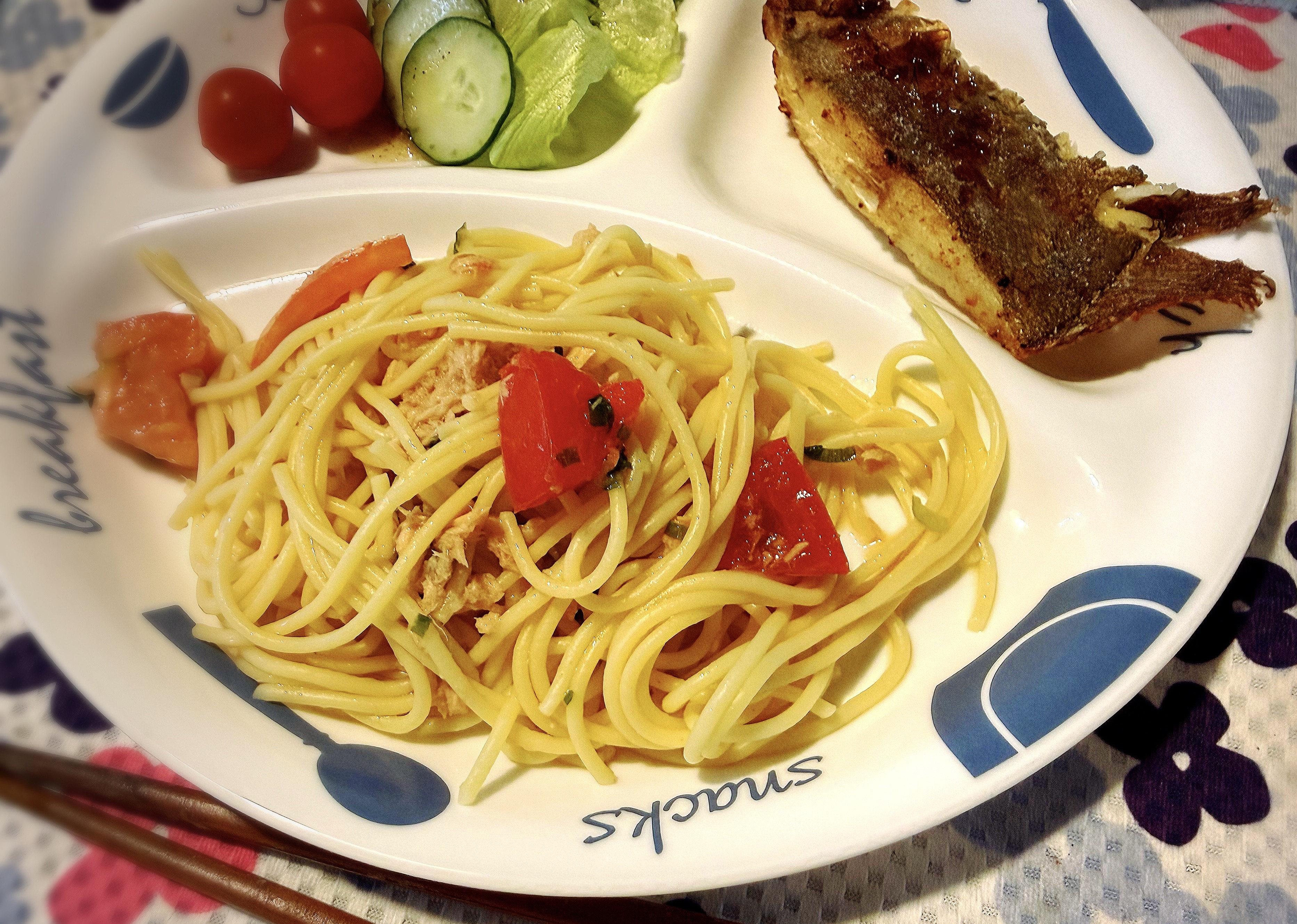 夏の冷静パスタ