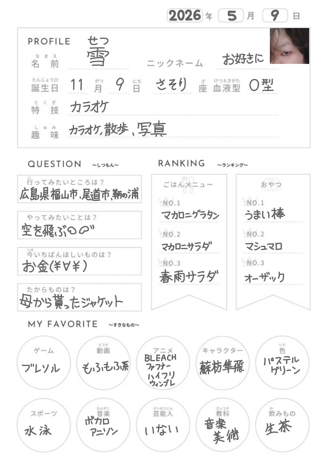 自己紹介