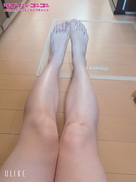 生足足先フェチムービー