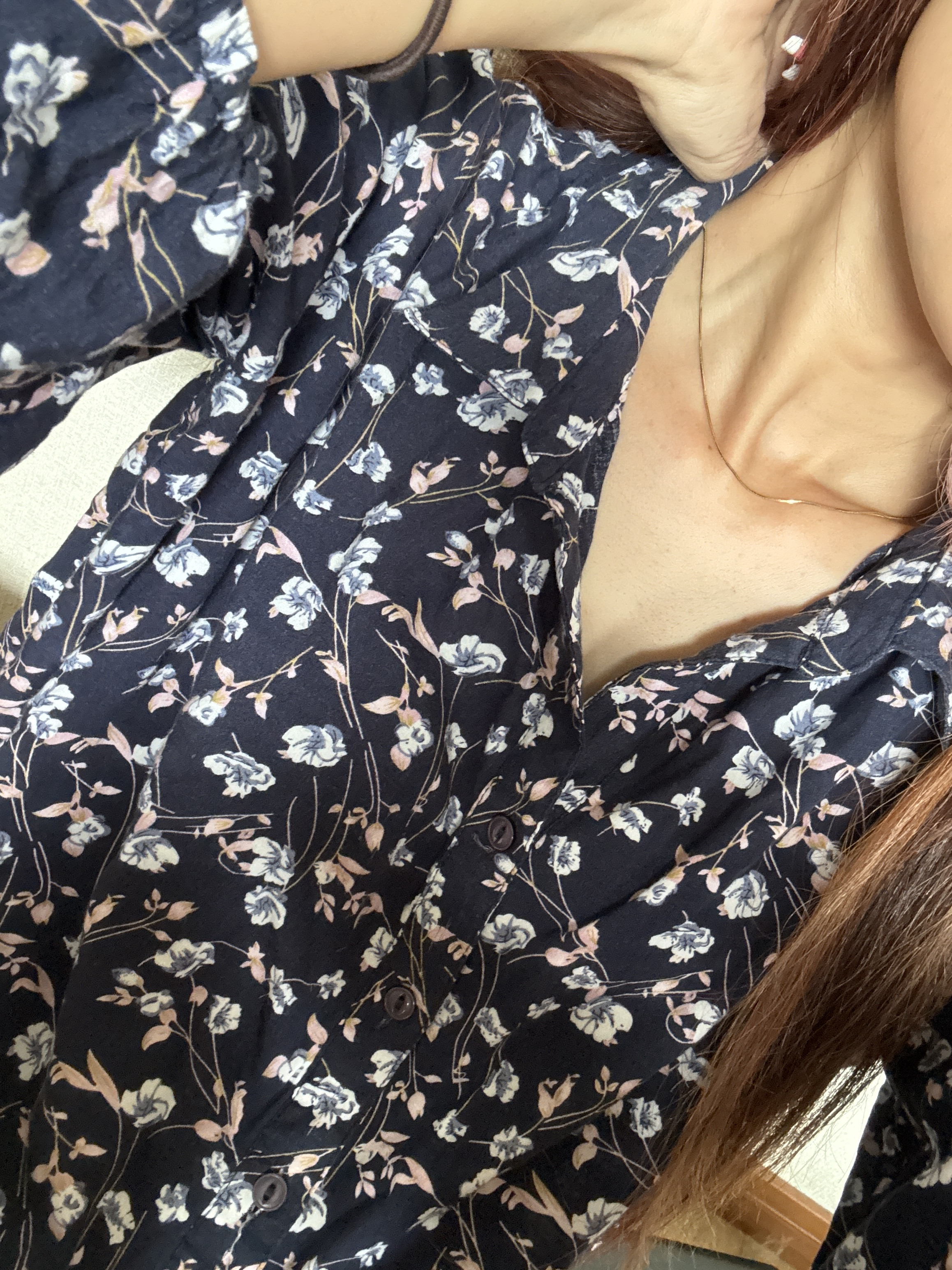 花柄シャツ