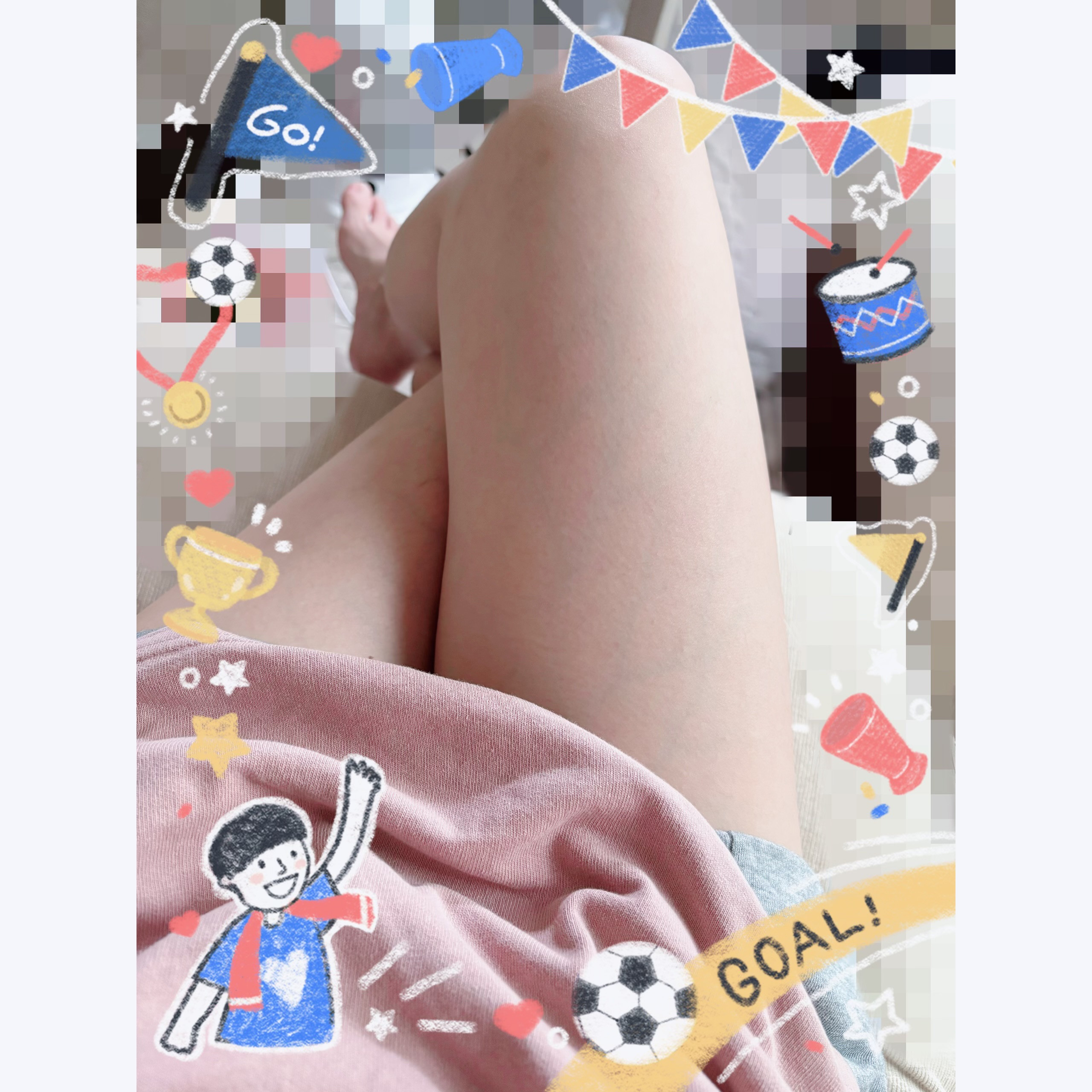 祝！サッカー勝ったね(^-^)V