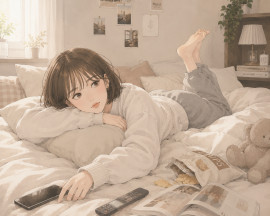 お休みの日は何しよーかなー?