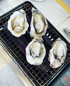 牡蠣を食べたよ