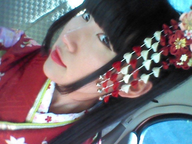 振り袖着てきました！