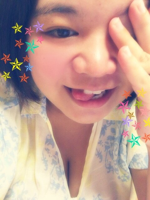 寝起きぃー