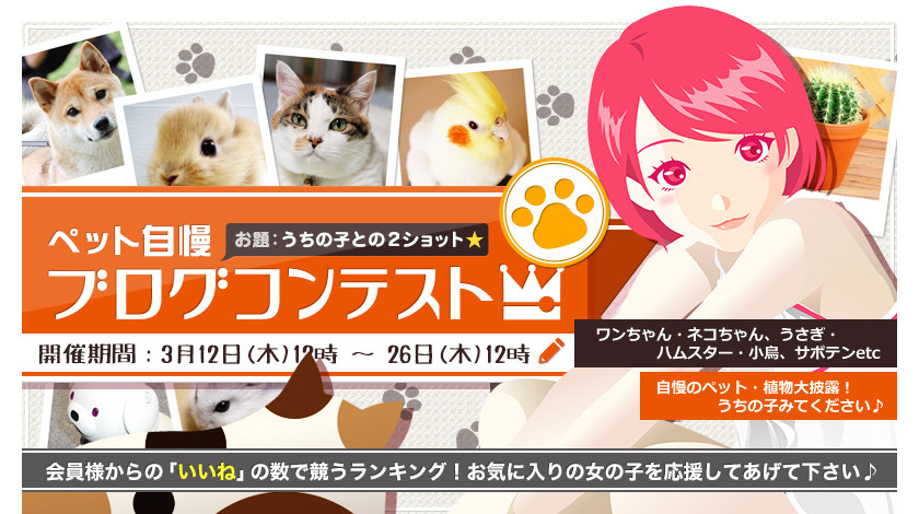 ペット自慢ブログコンテスト2026!
