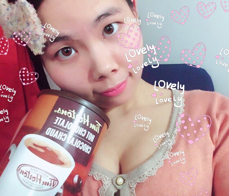 I love hot chocolate