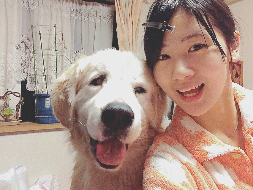 愛犬と一緒に♡