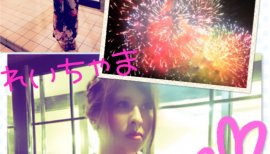 今年初の浴衣〜♡♡