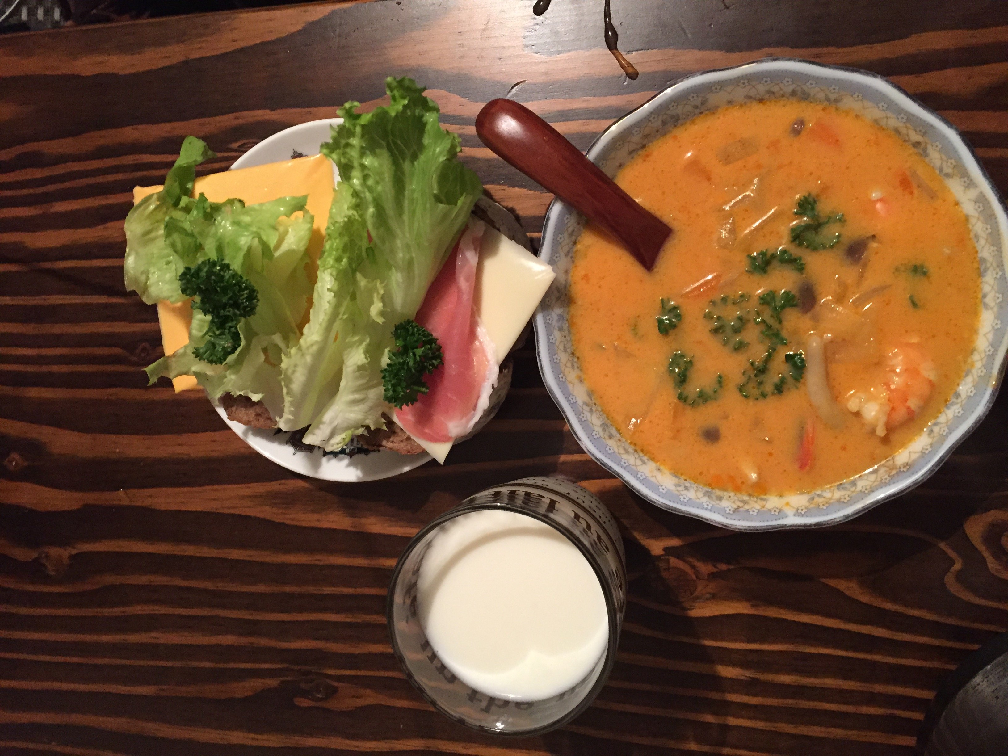 エビのビスクsoup