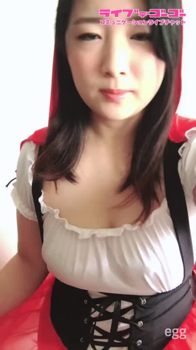 もじもじもじ…赤ずきんコス❤