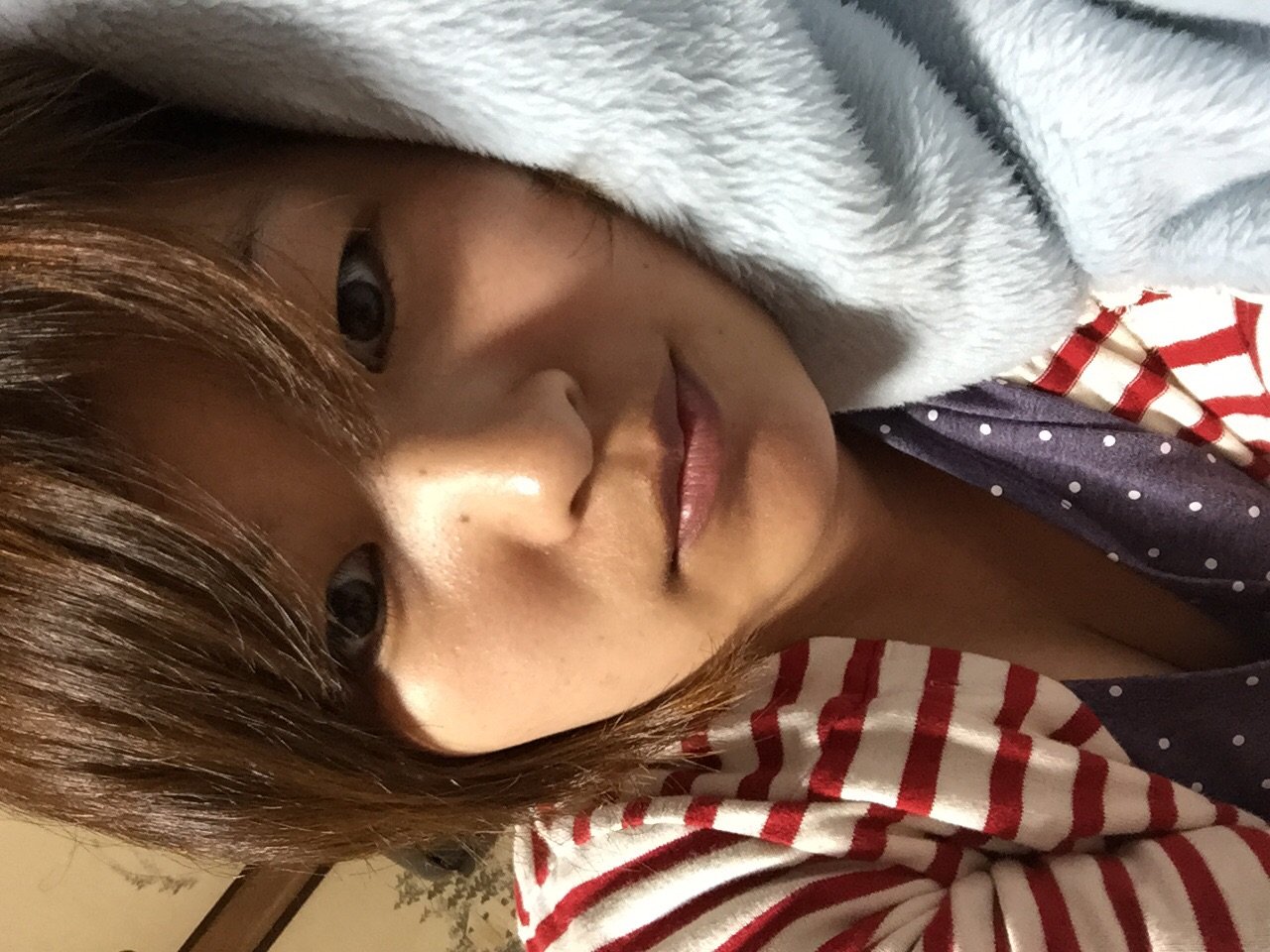 寝る前のどすっぴん