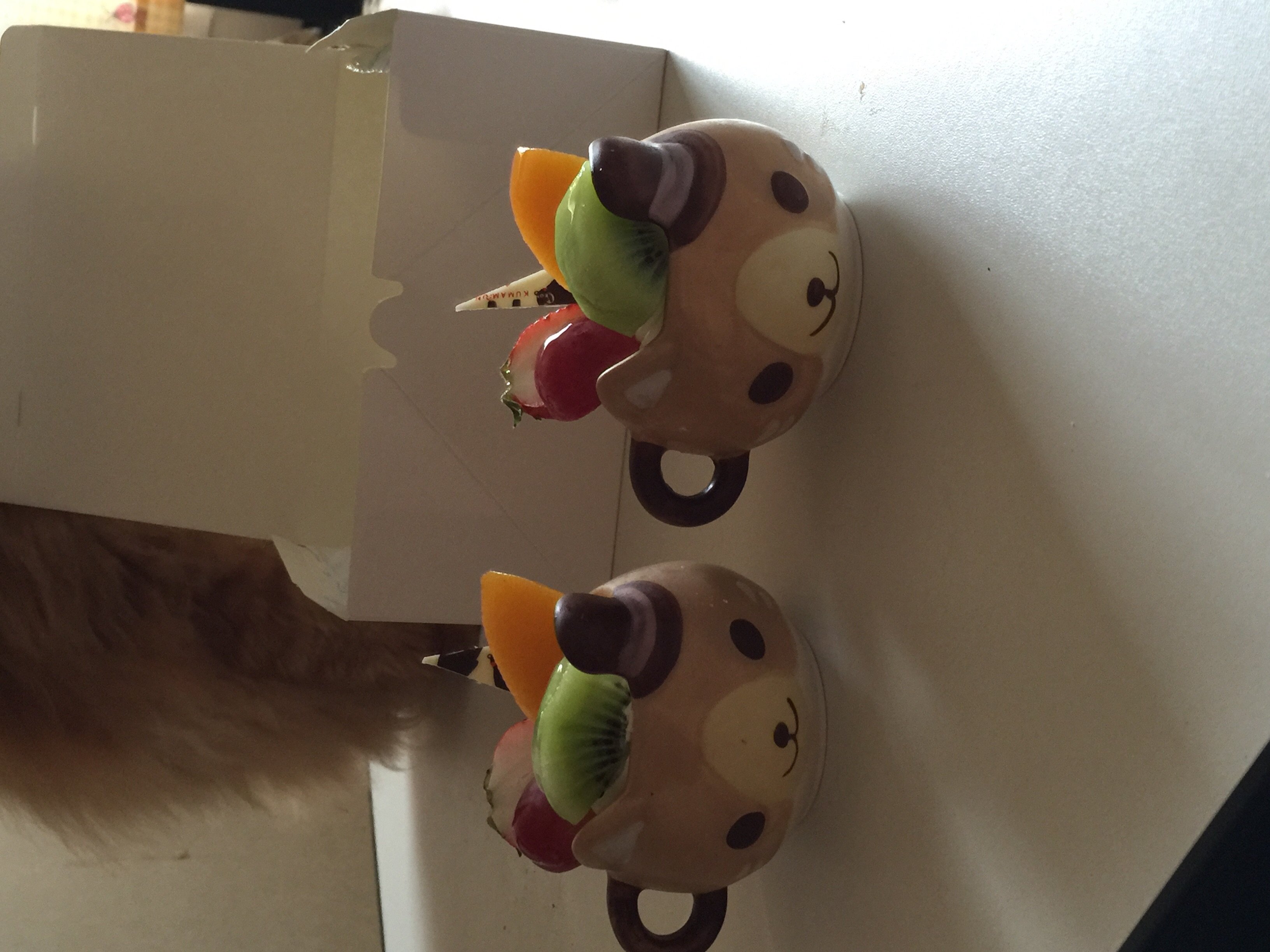 甘いもの食べて癒される